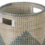 Juego de Cestos 38 x 38 x 50 cm Natural Gris Fibra natural (2 Piezas) de BigBuy Home, Cestos de almacenaje - Ref: S8801749, P...