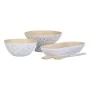 Coupe à fruits 30 x 30 x 14,5 cm Naturel Blanc Bambou de BigBuy Home, Bols et tasses - Réf : S8801760, Prix : 8,19 €, Remise : %