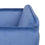 Sillón Tejido Sintético Azul Metal de BigBuy Home, Sillas - Ref: S8801794, Precio: 286,30 €, Descuento: %