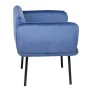 Sillón Tejido Sintético Azul Metal de BigBuy Home, Sillas - Ref: S8801794, Precio: 286,30 €, Descuento: %