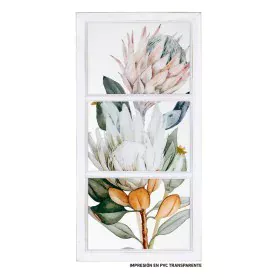 Toile Fleurs 32 x 1,8 x 64 cm de BigBuy Home, Impressions sur toile - Réf : S8801809, Prix : 23,03 €, Remise : %