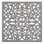 Wall Decoration Grey 60 x 1 x 60 cm DMF by BigBuy Home, Wall Pediments - Ref: S8801832, Price: 35,74 €, Discount: %