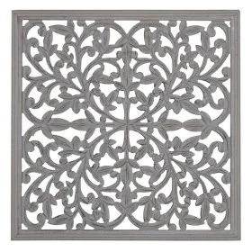 Décoration murale Gris 60 x 1 x 60 cm DMF de BigBuy Home, Décorations murales - Réf : S8801832, Prix : 35,47 €, Remise : %