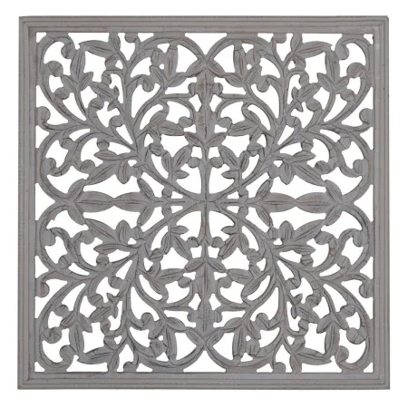 Wall Decoration Grey 60 x 1 x 60 cm DMF by BigBuy Home, Wall Pediments - Ref: S8801832, Price: 35,74 €, Discount: %