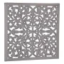 Wall Decoration Grey 60 x 1 x 60 cm DMF by BigBuy Home, Wall Pediments - Ref: S8801832, Price: 35,74 €, Discount: %