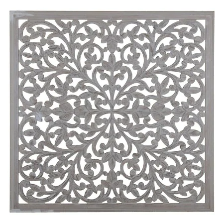 Wall Decoration Grey 90 x 1 x 90 cm DMF by BigBuy Home, Wall Pediments - Ref: S8801833, Price: 79,09 €, Discount: %