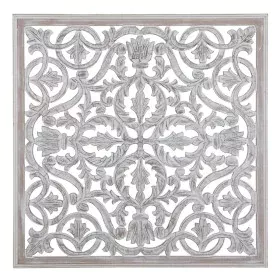 Wall Decoration White 90 x 1 x 90 cm DMF by BigBuy Home, Wall Pediments - Ref: S8801835, Price: 81,53 €, Discount: %