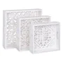 bandeja de aperitivos 39 x 39 x 9 cm Branco 3 Peças DMF de BigBuy Home, Pratos e fontes - Ref: S8801836, Preço: 55,12 €, Desc...