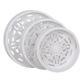 Snack tray White 3 Pieces DMF by BigBuy Home, Plates and dishes - Ref: S8801838, Price: 52,21 €, Discount: %