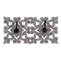 Wall mounted coat hanger 30 x 6,25 x 15,25 cm DMF by BigBuy Home, Wall Coat Racks - Ref: S8801869, Price: 16,71 €, Discount: %