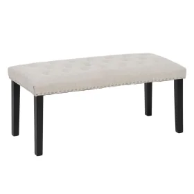 Banquette 115 x 44 x 43 cm Beige Bois de BigBuy Home, Chaises - Réf : S8802008, Prix : 78,27 €, Remise : %