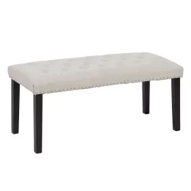 Banquette 115 x 44 x 43 cm Beige Bois de BigBuy Home, Chaises - Réf : S8802008, Prix : 78,27 €, Remise : %