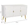 Aparador Alexandra House Living Branco Dourado Madeira MDF 41 x 71 x 120 cm de Alexandra House Living, Armários e aparadores ...