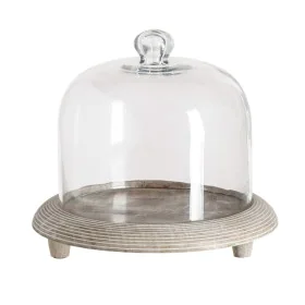 Lunch box 23 x 23 x 21 cm Crystal Natural Wood by BigBuy Home, Plates and dishes - Ref: S8802034, Price: 37,67 €, Discount: %