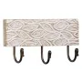 Wall mounted coat hanger 30,5 x 8 x 16 cm Metal Wood by BigBuy Home, Wall Coat Racks - Ref: S8802039, Price: 19,05 €, Discoun...