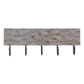 Bengaleiro de parede 45,5 x 7 x 15,5 cm Metal Madeira de BigBuy Home, Bengaleiros de parede - Ref: S8802040, Preço: 24,09 €, ...