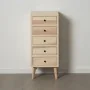 Chest of drawers MARIE 42 x 40,2 x 100 cm Natural Wood DMF by BigBuy Home, Chest of Drawers - Ref: S8802044, Price: 286,30 €,...