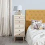 Chest of drawers MARIE 42 x 40,2 x 100 cm Natural Wood DMF by BigBuy Home, Chest of Drawers - Ref: S8802044, Price: 286,30 €,...