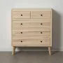 Schubladenschrank MARIE 85 x 40 x 95 cm natürlich Holz DMF von BigBuy Home, Kommoden & Sideboards - Ref: S8802045, Preis: 405...