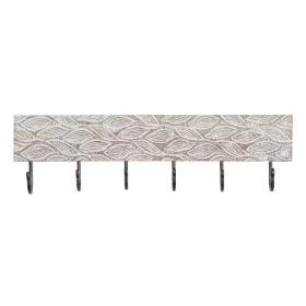 Portemanteau 61 x 7 x 16,5 cm Métal Bois de BigBuy Home, Patères portemanteaux - Réf : S8802059, Prix : 33,71 €, Remise : %