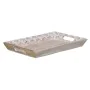 Snack tray 45,5 x 30,5 x 5,5 cm White Mango wood (2 Units) by BigBuy Home, Plates and dishes - Ref: S8802064, Price: 45,68 €,...