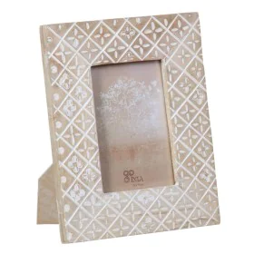 Porta-retratos 18,5 x 2 x 23,5 cm Madeira Branco de BigBuy Home, Molduras de parede e mesa - Ref: S8802066, Preço: 13,99 €, D...