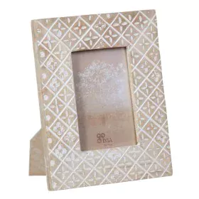 Porta-retratos 18,5 x 2 x 23,5 cm Madeira Branco de BigBuy Home, Molduras de parede e mesa - Ref: S8802066, Preço: 13,43 €, D...