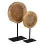 Figura Decorativa 22 x 22 x 39 cm Natural Preto de BigBuy Home, Adornos - Ref: S8802086, Preço: 30,12 €, Desconto: %