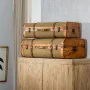 Set of Chests 80 x 41,5 x 25 cm Synthetic Fabric Wood (2 Pieces) by BigBuy Home, Storage boxes and chests - Ref: S8802090, Pr...