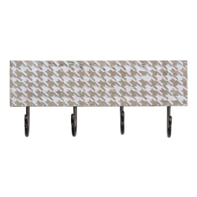 Appendiabiti da parete 38 x 7 x 17 cm Metallo Legno di BigBuy Home, Appendiabiti a parete - Rif: S8802099, Prezzo: 21,45 €, S...