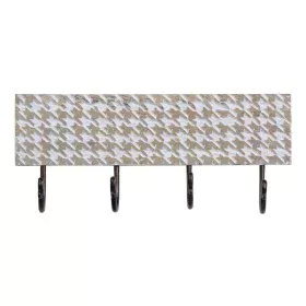 Wall mounted coat hanger 38 x 7 x 17 cm Metal Wood by BigBuy Home, Wall Coat Racks - Ref: S8802099, Price: 21,45 €, Discount: %