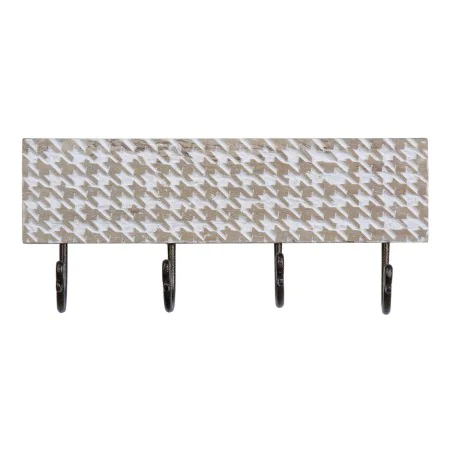 Bengaleiro de parede 38 x 7 x 17 cm Metal Madeira de BigBuy Home, Bengaleiros de parede - Ref: S8802099, Preço: 21,45 €, Desc...