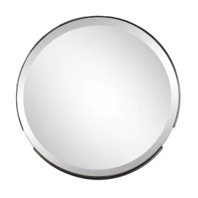 Wall mirror 41 x 3 x 41 cm Black Metal by BigBuy Home, Wall-Mounted Mirrors - Ref: S8802127, Price: 33,75 €, Discount: %