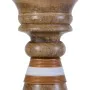 Candleholder Brown Mango wood 12 x 12 x 23 cm by BigBuy Home, Candelabras and candle holders - Ref: S8802135, Price: 17,41 €,...