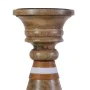 Candleholder Brown Mango wood 12 x 12 x 23 cm by BigBuy Home, Candelabras and candle holders - Ref: S8802135, Price: 17,41 €,...