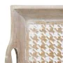 Vassoio per aperitivi 52,5 x 35 x 6 cm Bianco Legno di mango (2 Unità) di BigBuy Home, Piatti e teglie - Rif: S8802140, Prezz...