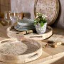 Snack tray 48 x 48 x 5 cm White Mango wood 3 Pieces by BigBuy Home, Plates and dishes - Ref: S8802142, Price: 96,93 €, Discou...