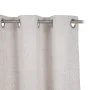 Curtain Beige Polyester Silver 100% cotton 140 x 260 cm by BigBuy Home, Curtains - Ref: S8802144, Price: 47,11 €, Discount: %