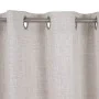 Rideau Beige Polyester Argent 100 % coton 140 x 260 cm de BigBuy Home, Rideaux et draperies - Réf : S8802144, Prix : 47,11 €,...