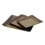 Snack tray 24,5 x 24,5 x 2 cm Aluminium Bronze by BigBuy Home, Plates and dishes - Ref: S8802178, Price: 18,22 €, Discount: %