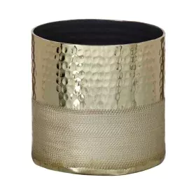 Vaso Dourado 13 x 13 x 13 cm Alumínio de BigBuy Home, Jarrões - Ref: S8802186, Preço: 20,15 €, Desconto: %