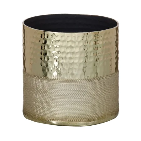 Jarrón Dorado 13 x 13 x 13 cm Aluminio de BigBuy Home, Jarrones - Ref: S8802186, Precio: 19,34 €, Descuento: %