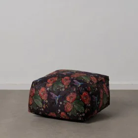 Pouf Coquelicot Polyester 60 x 60 x 30 cm de BigBuy Home, Poufs - Réf : S8802193, Prix : 54,76 €, Remise : %