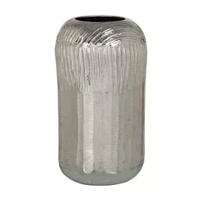 Vase 15 x 15 x 28 cm Argent Aluminium de BigBuy Home, Vases - Réf : S8802209, Prix : 34,65 €, Remise : %