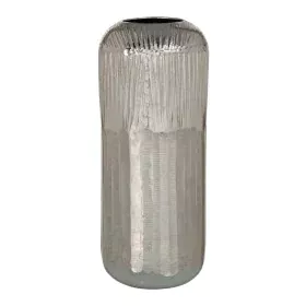 Jarrón Plata Aluminio 15 x 15 x 38 cm de BigBuy Home, Jarrones - Ref: S8802210, Precio: 40,22 €, Descuento: %