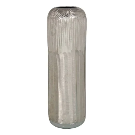 Vase 15 x 15 x 48 cm Silver Aluminium by BigBuy Home, Vases - Ref: S8802211, Price: 51,56 €, Discount: %