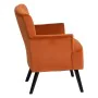 Armchair 63 x 50 x 83 cm Synthetic Fabric Wood Orange by BigBuy Home, Chairs - Ref: S8802224, Price: 174,75 €, Discount: %