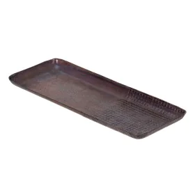 Bandeja de Aperitivos 41,5 x 16 x 3 cm Aluminio Bronce de BigBuy Home, Platos y fuentes - Ref: S8802232, Precio: 21,07 €, Des...