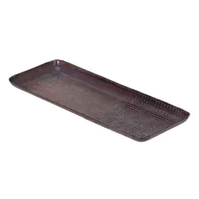 Snack tray 41,5 x 16 x 3 cm Aluminium Bronze by BigBuy Home, Plates and dishes - Ref: S8802232, Price: 21,07 €, Discount: %