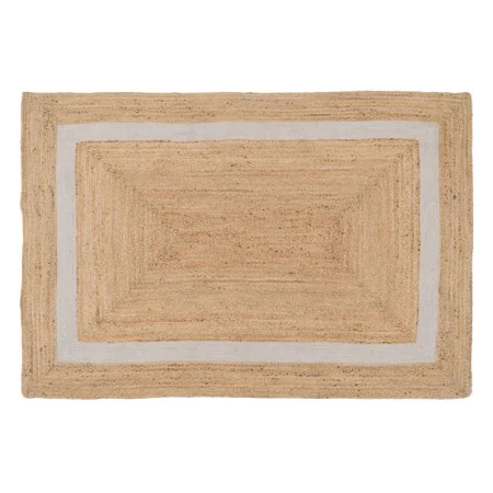 Tapis Naturel Blanc Jute 230 x 160 cm de BigBuy Home, Tapis - Réf : S8802314, Prix : 156,02 €, Remise : %